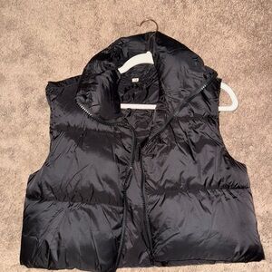 Black Puffer Vest